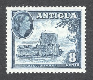 Antigua, Scott #114   XF, Unused, OG, LH, Martello Tower ......  0260104