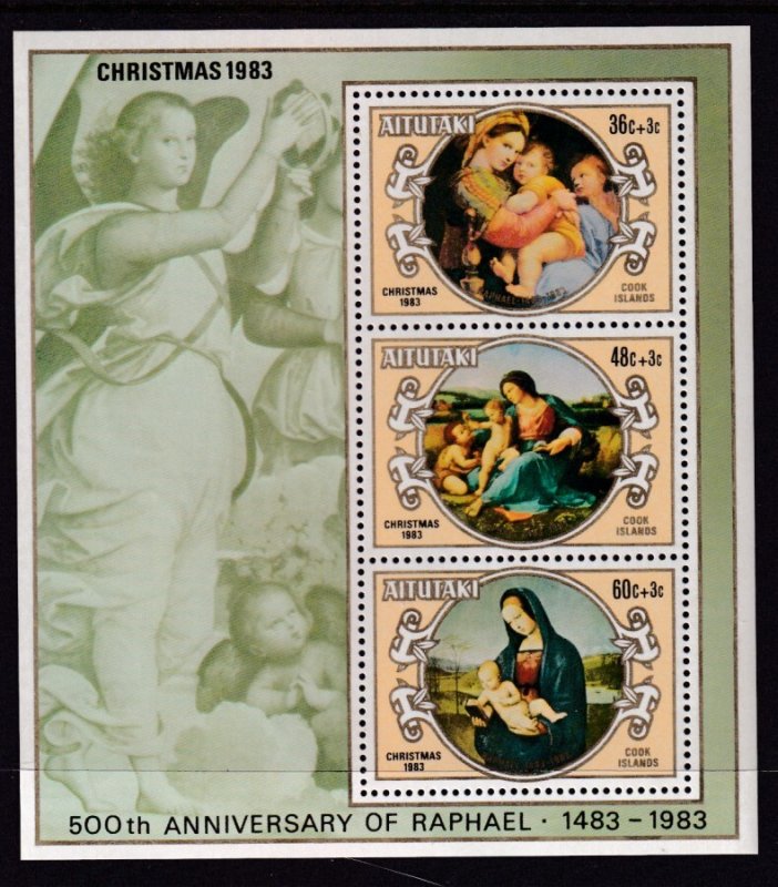 Aitutaki 318 Christmas Souvenir Sheet MNH VF