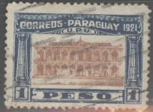 Paraguay Scott 244 Used 1 Peso stamp