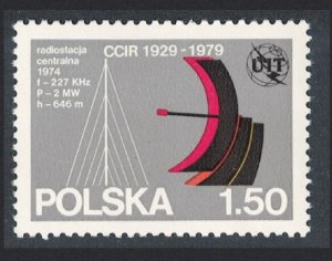 Poland Intl Radio Communication Advisory Committee 1979 MNH SG#2634