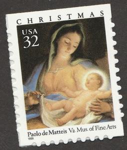 US 3112 Christmas Madonna & Child 32c single MNH 1996