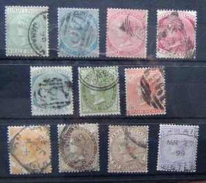 Jamaica 1883 - 1897 set to 5s Used