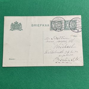 NETHERLANDS Postal Card, 5 Jan, 1911 