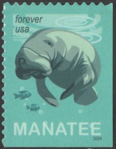 SC#5851 (Forever) Manatee Booklet Single (2024) SA