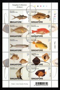 SINGAPORE SG1199a 2003 NATURAL HISTORY DRAWINGS  USED