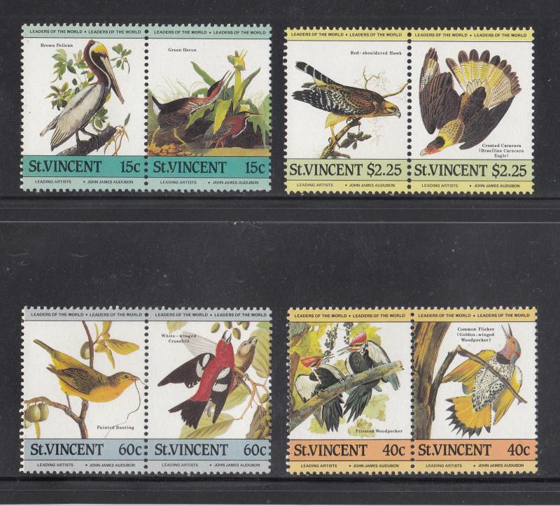 St Vincent Scott #807-810 MNH