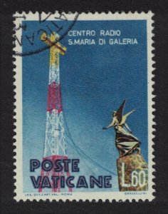 SALE Vatican Saint Maria di Galeria Radio Station 60L 1959 Canc SC#263 SG#295