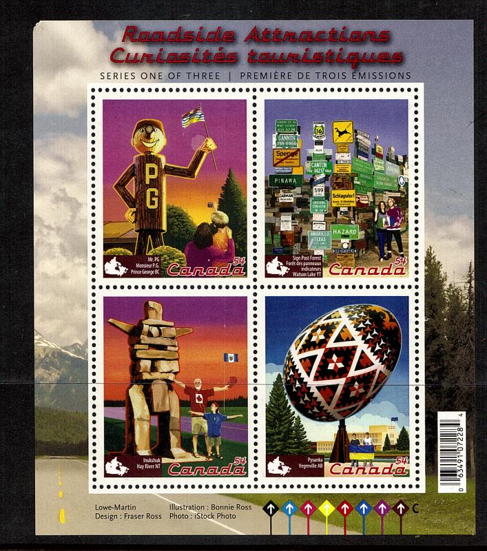 Canada Roadside Attractions...S/S..mnh...#2