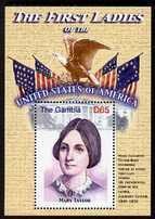 GAMBIA - 2007 - 1st Lady of US,  Mary Taylor - Perf Min Sheet -Mint Never Hinged