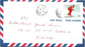 Canada 1980 Shag Harbour NS - International Youth Service - Airmail - A02289