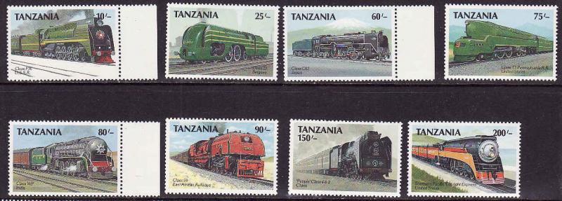 D5-Trains-Locomotives-Tanzania-Scott#478-85-unused NH set-19