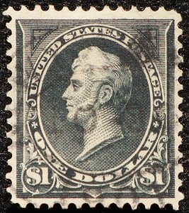 U.S. Used Stamp Scott #276 $1 Perry. Unobtrusive Cancel. Choice!