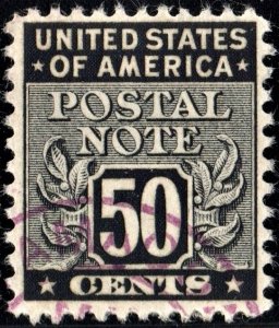 SC#PN14 50¢ Postal Note Single (1945) Used