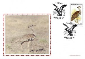 Bophuthatswana - 1983 Birds of the Veld 10c Silk Maxi Card SG 112