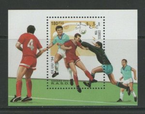 Thematic Stamps Sports - SAHARA 1994 FOOTBALL MIN SHEET mint