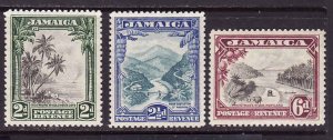 Jamaica-Sc#106-8-unused NH set-1932-