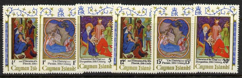 Cayman Islands 291-6a MNH Christmas, Art, Nativity, Adoration of the Kings