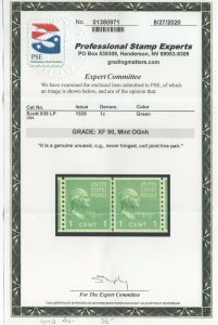 #839 Pair - GP Graded XF 90 Mint NH OG w/PSE Cert. SMQ. $40 (JH 9/17) 