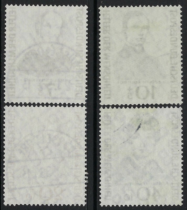 Germany Scott B344-B347 Used
