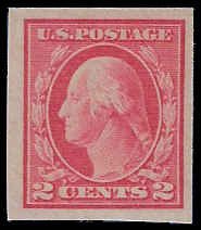 U.S. #409 MNH; 2c Washington - Imperforate (1912)