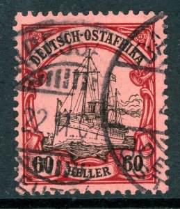 East Africa Ostafrika 1905 Germany 60 Heller Yacht Unwatermark Scot #29 VFU L339