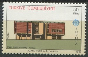 Turkey Sc#2379 MNH, 50L multi, Europa (C.E.P.T.) 1987 - Modern Architecture (...