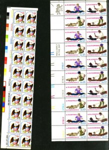 U.S. #MINT PL# PANES, MIXED CONDITION 