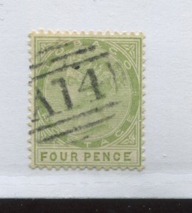 Tobago 1882 4d used