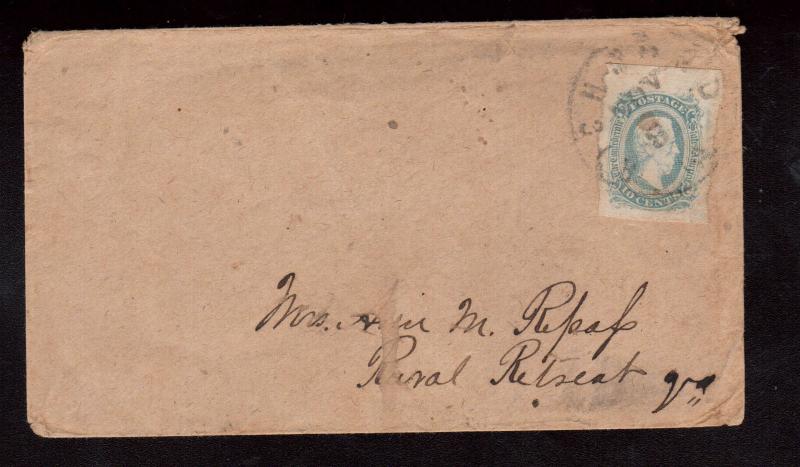 Confederate States Of America #11 VF Used On Cover