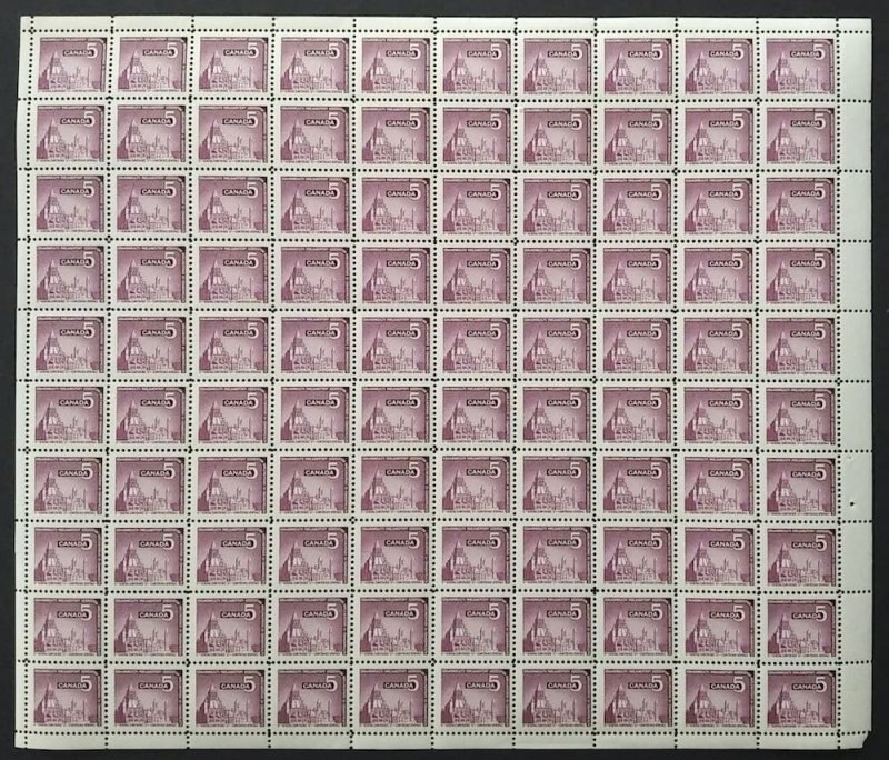 Canada 450 Sheet Field Stock MNH