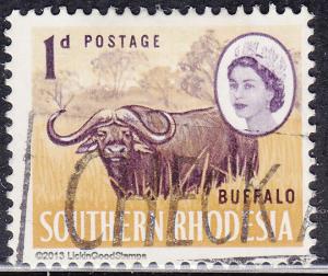 Southern Rhodesia 96 USED 1964 Cape Buffalo
