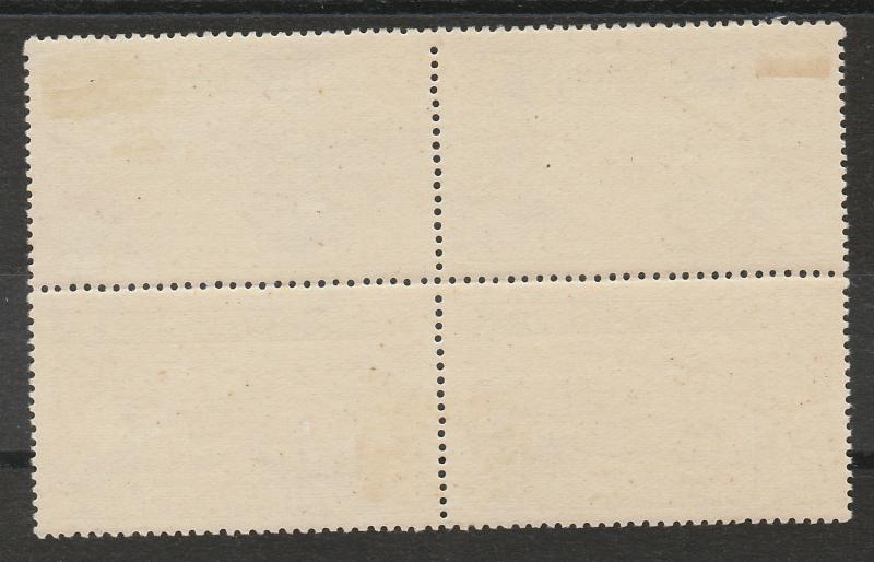 NEW ZEALAND 1925 DUNEDIN EXHIBITION 4D BLOCK OF 4