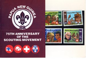 Papua New Guinea 1982 MNH Sc 554-7 Presentation Pack