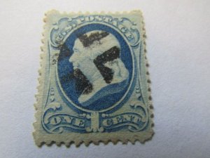 US Stamps, Scott #134. V Fine Used 1870, SCV: $200.00 Nice Cancel,