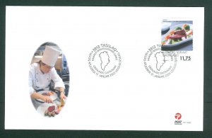 Greenland. FDC  2005. Greenlandic Food, Gastronomy . Scott # 445.