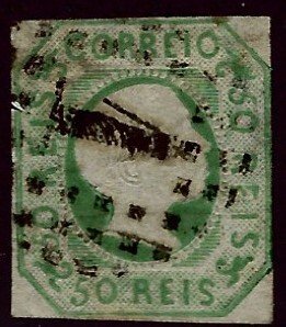 Portugal SC#7 Used F-VF SCV$70.00..Would fill a great Spot!