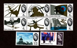 Great Britain # 430-437 Mint!