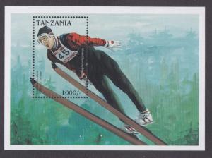 Tanzania # 1606, Ski Jump - Nagano Olympics, Mint NH, 1/2 Cat.