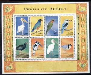 Sierra Leone 1999 Birds of Africa sheetlet MUH