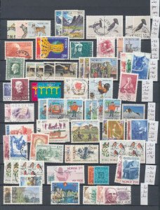 Norway Mid Period Used Stock (Apx 350+Stamps) ZK2006