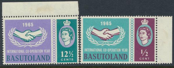 Lesotho / Basutoland  SG 100 / 101 set Mint never Hinged - Internation Co-ope...