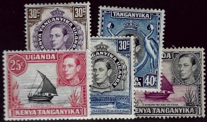 Kenya Uganda & T 75-78 Mint, 79 Used F-VF Value $7.50...Awesome!