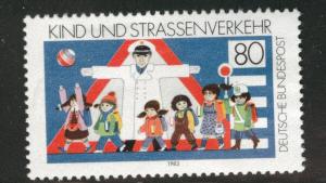 Germany Scott 1398 MNG Mint No Gum 1983 safety stamp