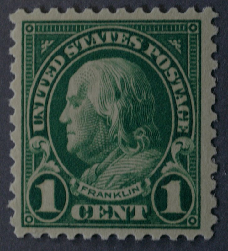 United States #552 1 Cent Franklin OG