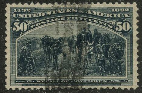 US Scott #240 Used, VF/XF