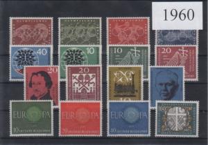 Germany 1960 Year Set  Mint NH