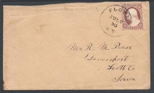 Scott 11, Floyd NY, 1851 Issue