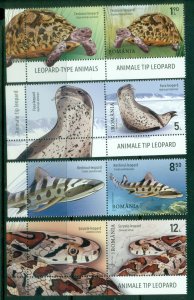 Romania 2020 Leopard patterned animals + labels MUH