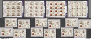 2006 Romania Post Day Decebal #6095-98 2Kb+12Bl382 Michel 129,6 Euro ** Rm285