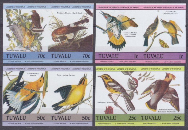 1985 Tuvalu 276-283bPaar Birds 15,00 €